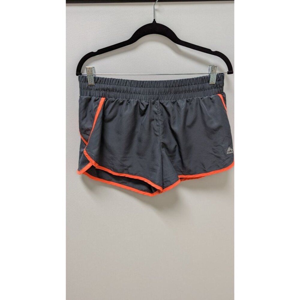 RBX Performance Grey/Orange Lined Active Shorts